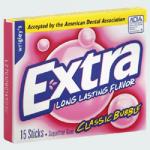 Extra Chewing Gum Classic Bubble Gum