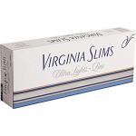 VIRGINIA SLIMS SILVER PACK BOX (USA)